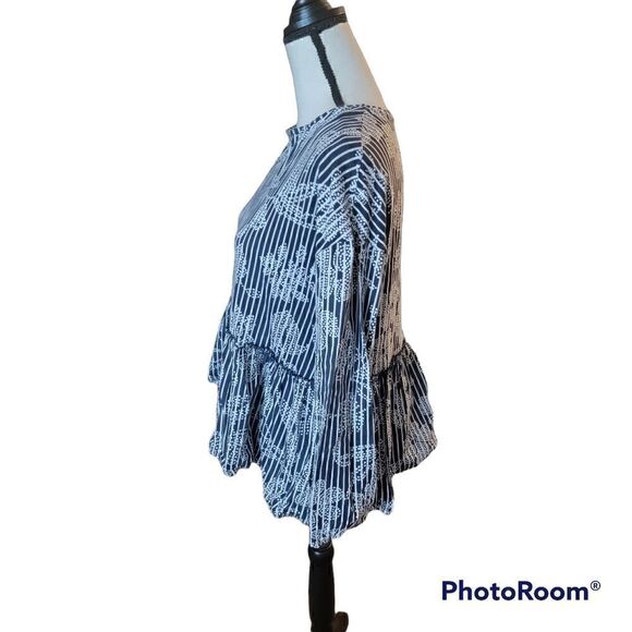 Zara Trafaluc Floral Peplum Top. Size S. - Picture 3 of 8